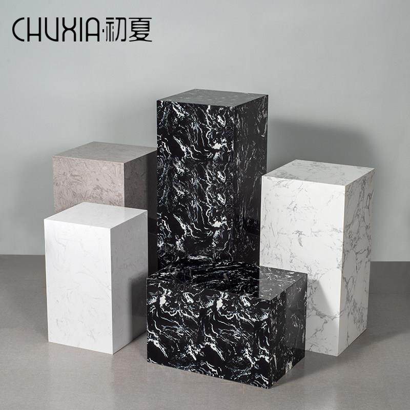 软装落地大理石底座柱子石墩雕塑摆件艺术品基座陈列展示台可定制,家居饰品,装饰摆件,淘宝优惠券,粉丝福利购,淘宝优惠卷