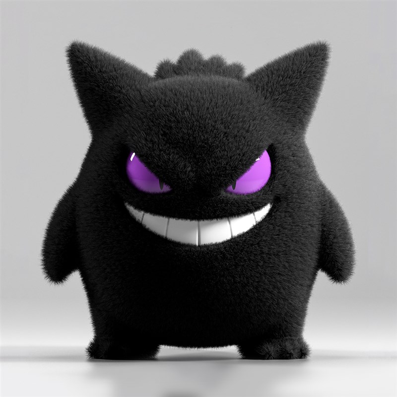 【Bang】NIUZI 猫空壁纸 煤球耿鬼 蒜头蛙 植绒GK手办摆件