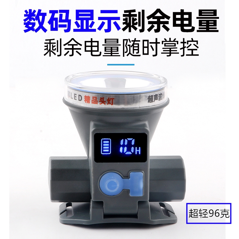 特铭量4628头灯强光户外头戴式手电锂电超亮远射夜钓小号防水矿灯