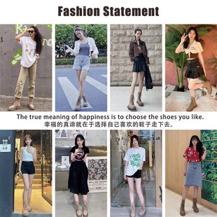 小个子马丁靴女款英伦风2024年新款春秋冬季百搭厚底高级感小短靴