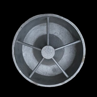 仔猪料槽小c猪食槽圆形铸铁仔猪补料槽 母猪产床料槽食槽养猪设备