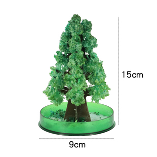 儿童纸树开花魔法圣诞树水晶种植浇水开花科学实验套装节玩具礼物