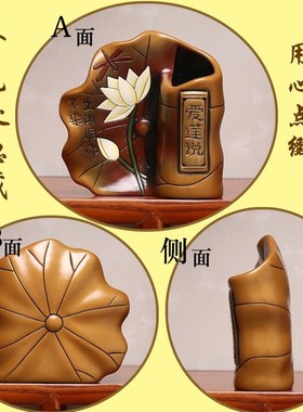 谢毕业送老师礼品教师节礼物办公桌可爱小摆件实用笔筒陶瓷工艺品