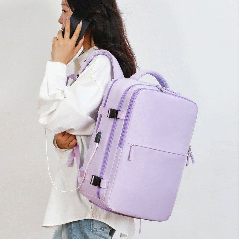 新款商务电脑包短途出行旅行双肩包大容量超大轻便多功能行李背包