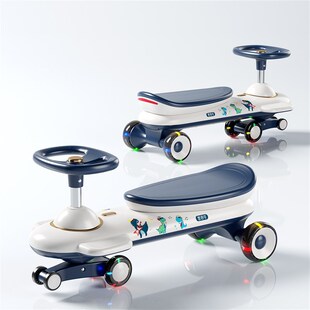 普洛可N1扭扭车儿童1一3岁男女宝宝摇摆溜溜车静音轮防侧翻