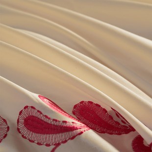 大红色结婚四件套婚庆婚嫁全棉床单被套喜被新婚高级床上用品