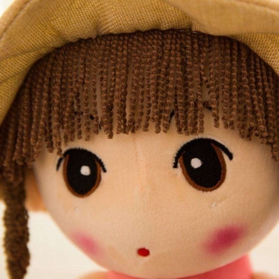 布姓娃玩具 女孩毛线可爱布w娃娃小F号小型玩偶人形公仔少女床上
