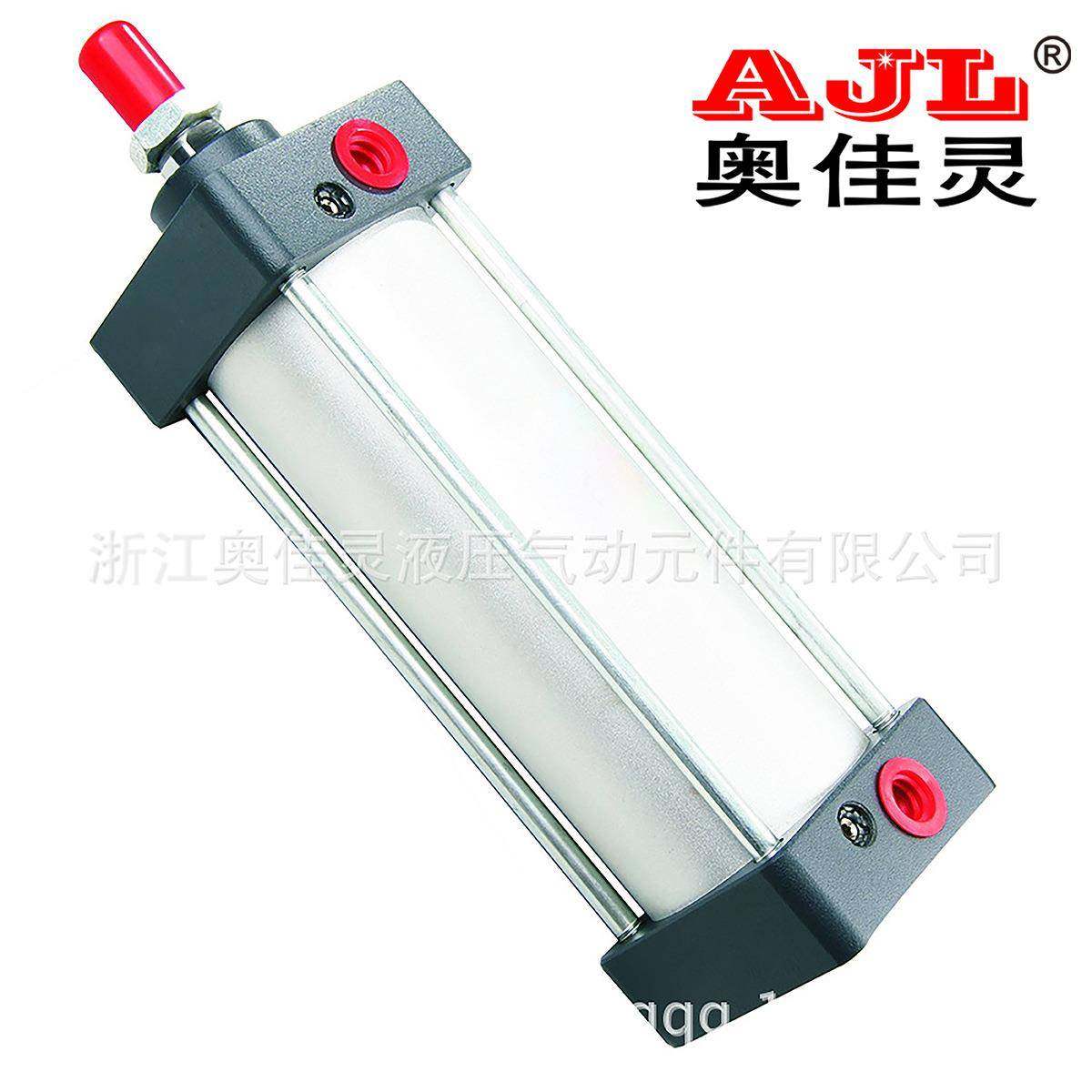 生产供应标准气缸行程可调附磁性可调缓冲气缸SCJ100*450-150-S