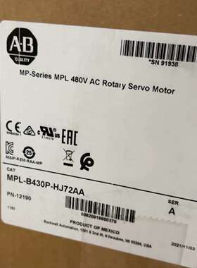 议价MPL-B430P-HJ72AA全新原装原标电机特价现货议价
