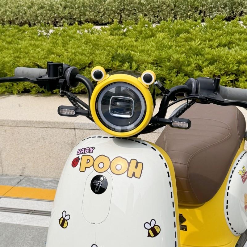 适用九号q85c装饰搞怪眼睛可爱小配件9号q80c/q30c电动车头盔配饰