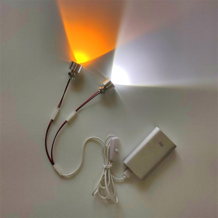 LED5V灯珠3V-6V灯泡DC直流灯1W高亮应急灯电池灯台灯改装强光5V灯