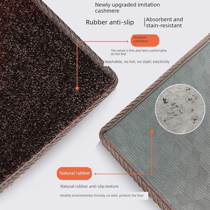 适用于伟牌高山中排地毯伟牌专用第二排脚垫七座商务车全包围改装