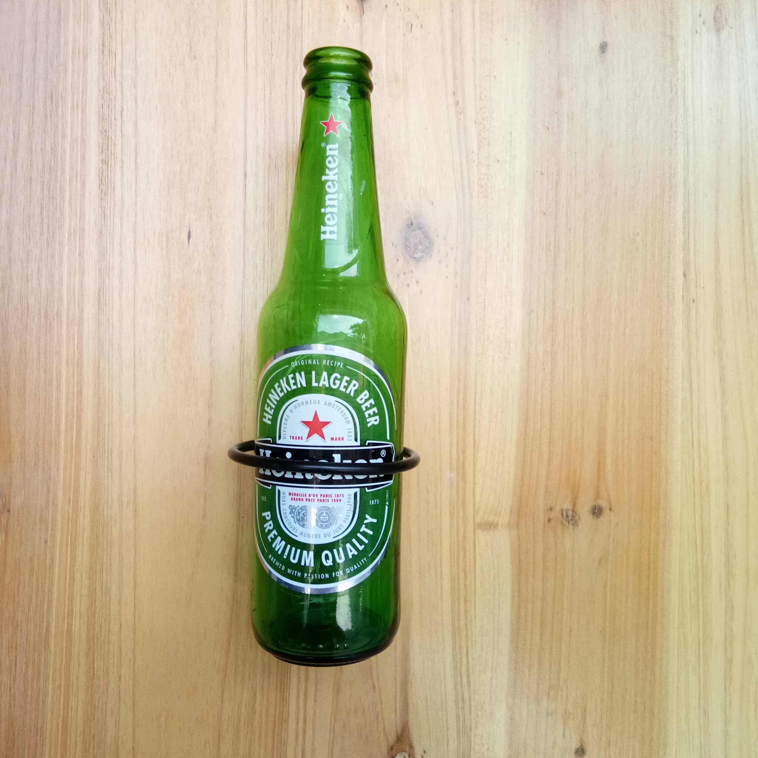 铁红白啤酒单瓶架倒挂斜挂挂墙挂酒吧酒架咖啡杯架