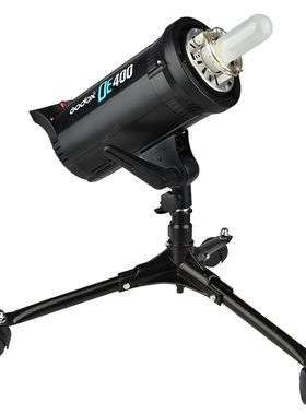 摄影地灯架影室灯l影棚灯闪光灯小型灯架 静物台底部滑轮折叠灯架