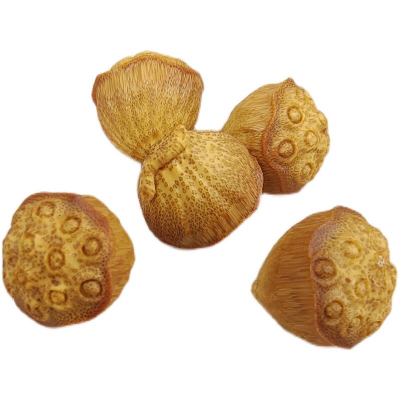 精品手工手雕实心竹小莲蓬挂件竹雕玉竹挂坠手机配饰多子多福