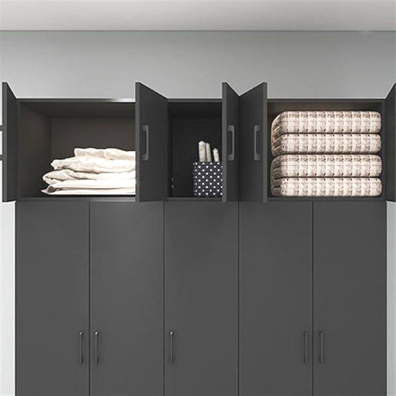 实木吊柜墙壁柜厨房阳台加高顶柜储物柜卧室墙上置物柜收纳柜定制