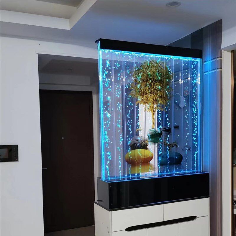 水幕字画款屏风隔断定制客餐厅玄关卫生间半墙水幕墙网红隔断屏风,家居饰品,流水摆件,淘宝优惠券,粉丝福利购,淘宝优惠卷