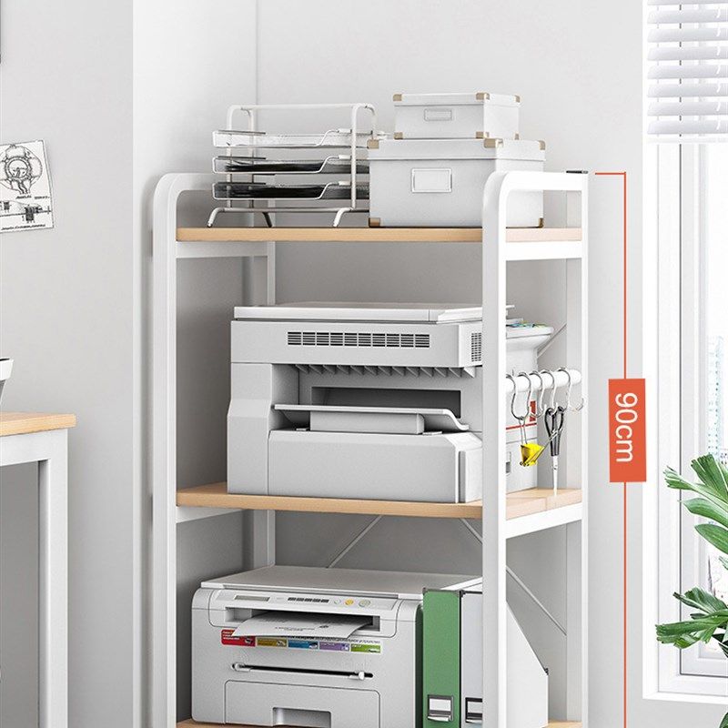 打印机架子置物架可移动办公室机B箱托架多层收纳书架带轮电脑主