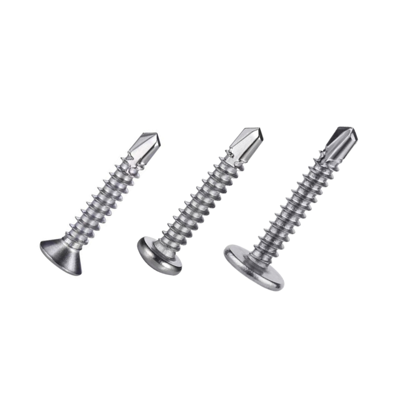 410不锈钢钻尾螺丝十字沉头/盘头/大扁头圆头华司自攻自钻燕尾钉