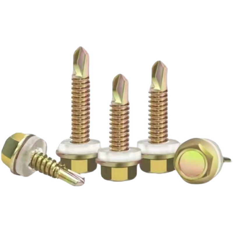 外六角钻尾丝燕尾丝彩钢瓦螺丝采光瓦螺钉钻尾自攻自钻螺钉