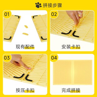 蛮果宠物拼接猫砂垫防带出防外溅猫厕所垫子猫咪落砂垫特大号