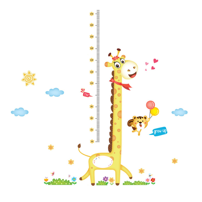 幼儿园教室玻璃门贴画 卡通动物可爱装饰贴防水加厚艳丽不透明