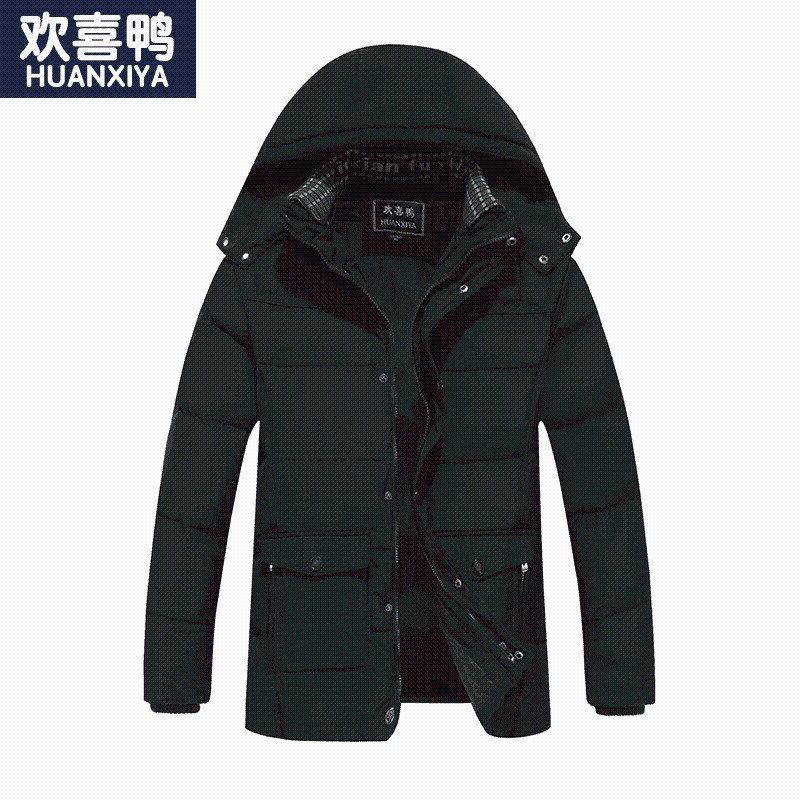 反季中老年羽绒服男士短款冬季爸爸装中年人40-50-6U0岁加厚大码7