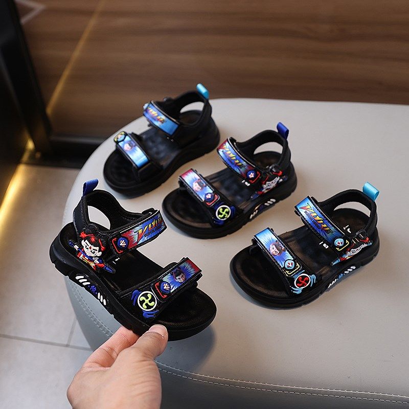 男童凉鞋2025夏季哪吒卡通儿童沙滩鞋软底学步鞋透气幼儿宝宝凉鞋,童鞋/婴儿鞋/亲子鞋,凉鞋,淘宝优惠券,粉丝福利购,淘宝优惠卷