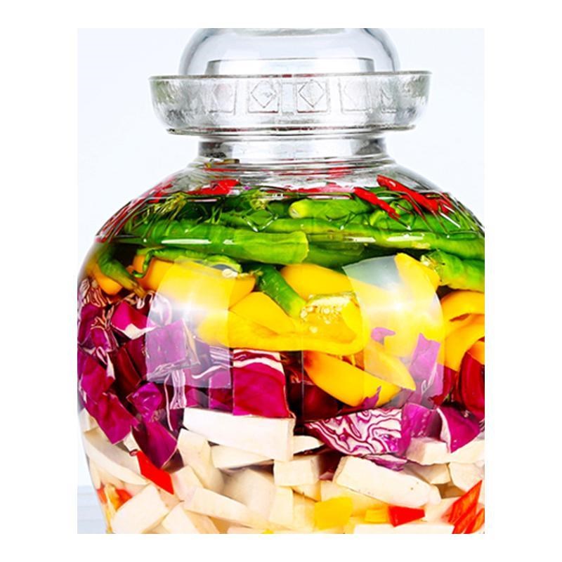 多功能四川泡菜坛子加厚玻璃密封透明腌制罐腌泡菜坛子咸菜缸家用