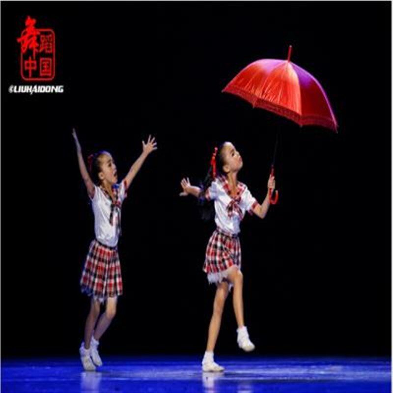 23第八届小荷风采一把s小雨伞表演服装幼儿舞蹈S服舞台演出j服蓬