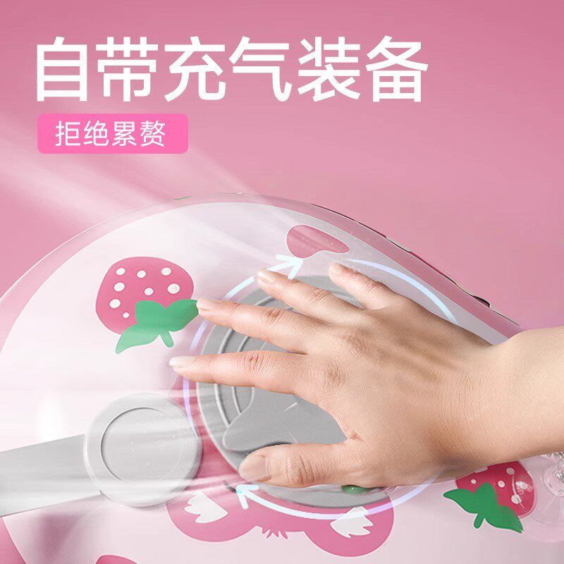 儿童宝宝婴儿专用游泳圈腋下幼儿小月龄游M泳装备一体式按压防侧