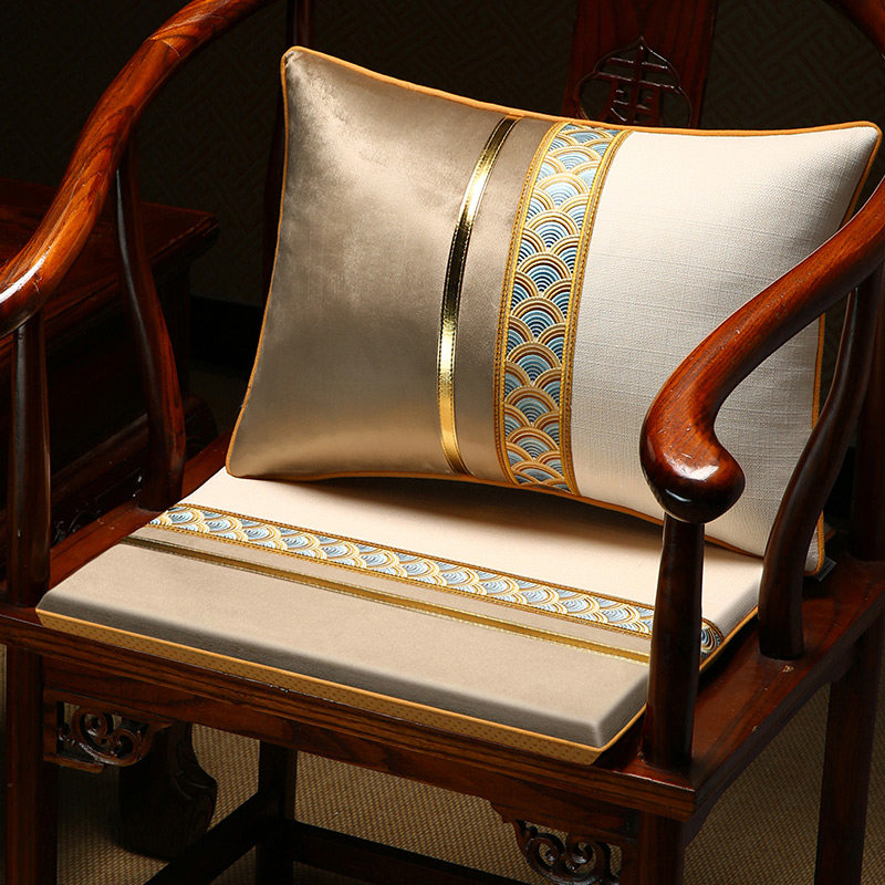 茶椅子坐垫靠垫一体芯中式红木沙发垫实木K餐桌椅子垫圈椅太师椅
