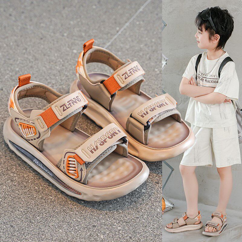儿童凉鞋男童防滑防臭2025新款夏季轻便男宝鞋子外穿小Z男孩沙滩