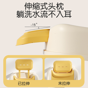 儿童洗头躺椅宝宝洗头神器洗头椅可折叠家用小孩躺着洗头发洗头床