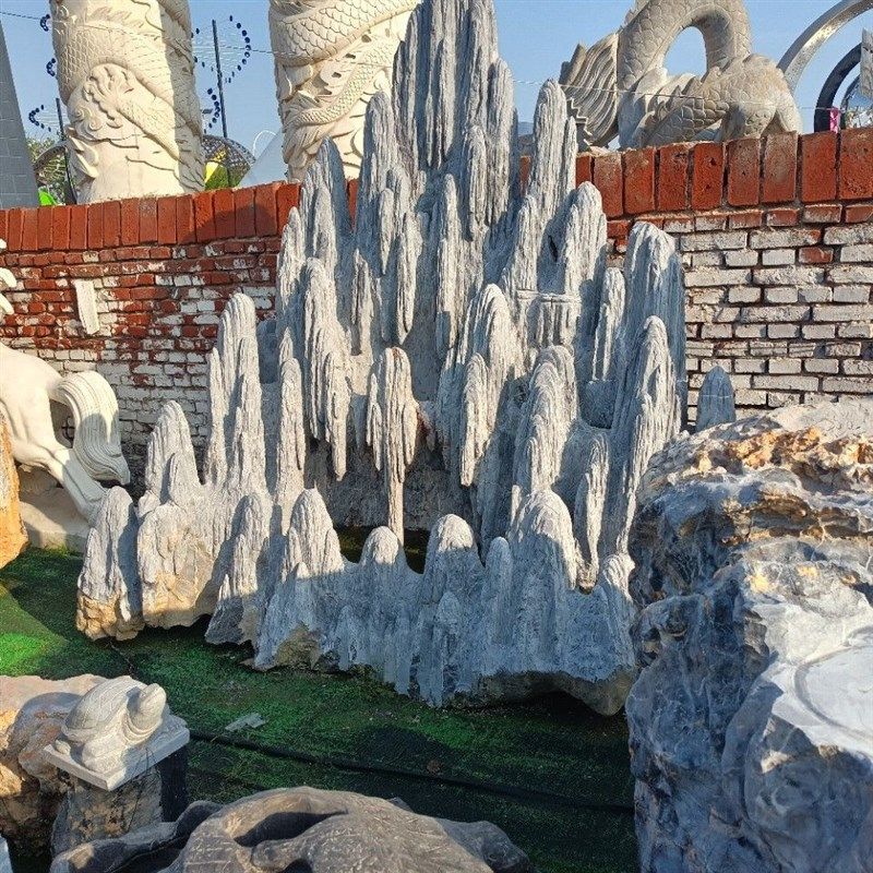 大型景观石造景石观赏石小型雪浪石切片造景石公园园林绿化,家居饰品,落地摆件,淘宝优惠券,粉丝福利购,淘宝优惠卷