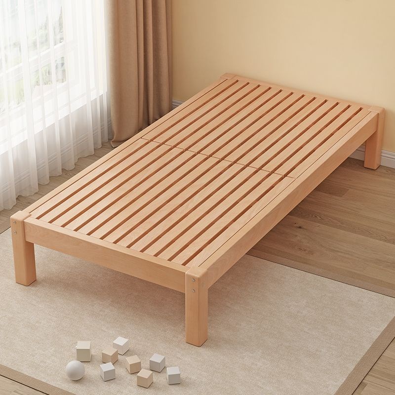 榉木拼接床加宽床实木儿童床男女孩公主床边小床婴儿拼接大床神器