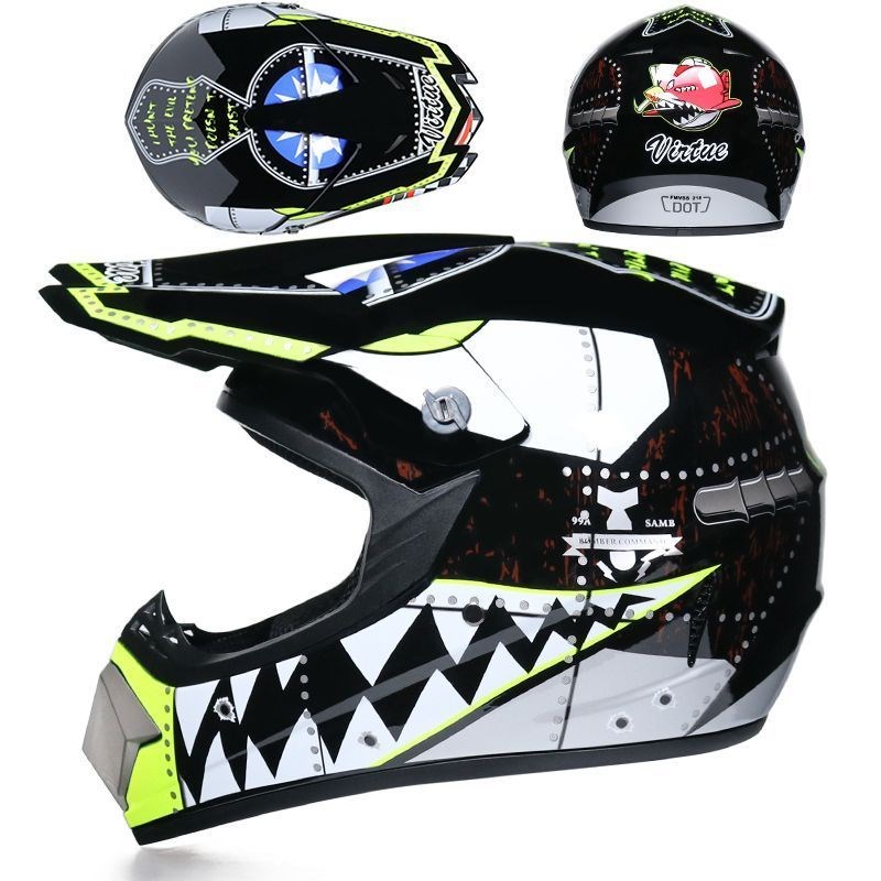 越野头盔男女电动自行车头盔山地越野骑行速降冬季沙滩头盔