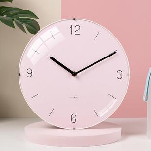 个性 电视墙挂钟静音客厅时尚 挂墙时钟静音表家用简约创意轻奢钟表