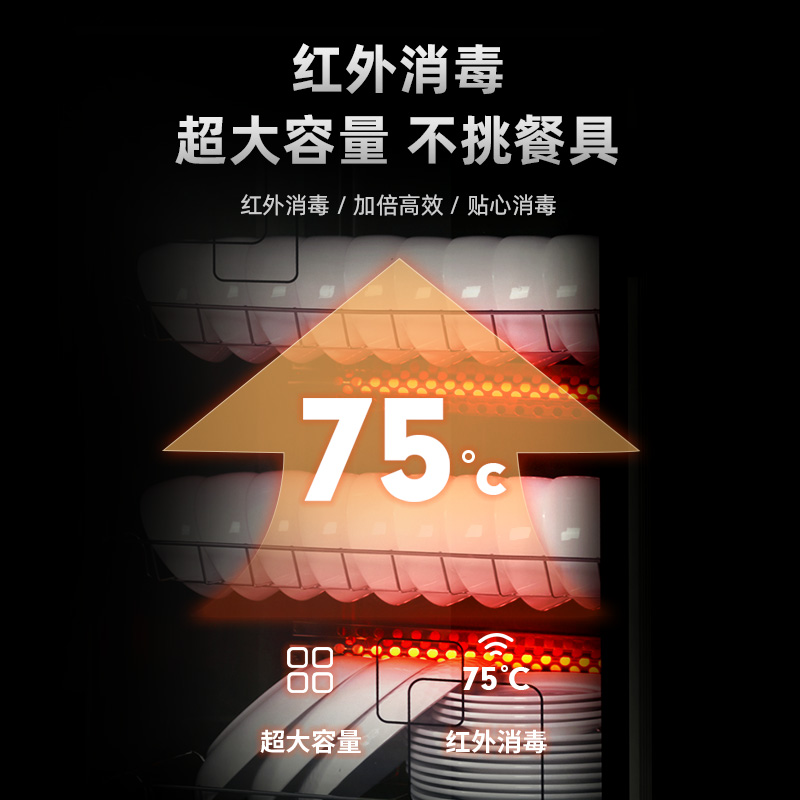 消毒柜商用双开门立式大容量不锈钢酒店厨房餐饮饭店消毒碗柜家用