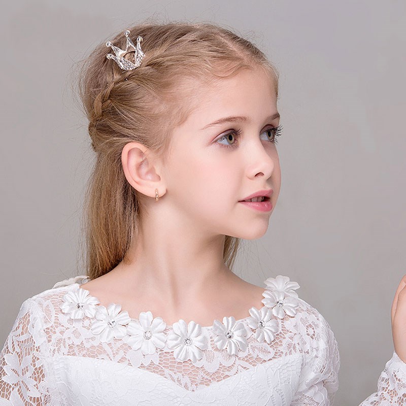 儿童头饰女童头冠发饰公主插梳皇冠演出饰品生日发夹女孩发箍配饰