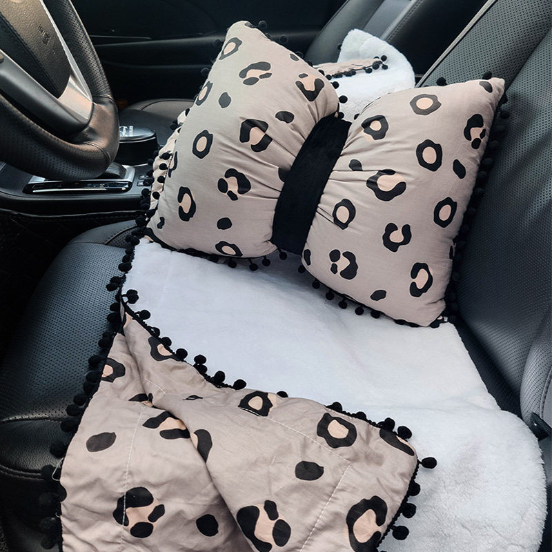 汽车抱枕被子两用车载三合一蝴蝶结车内靠枕女生可爱车上车用毯子,居家布艺,抱枕被,淘宝优惠券,粉丝福利购,淘宝优惠卷