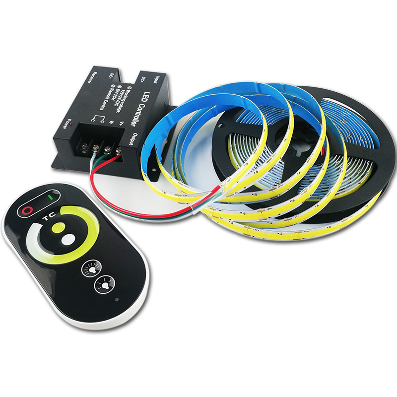 cob灯条12v24v可调色温软灯条室内家装天花吊顶led柔性氛围灯带