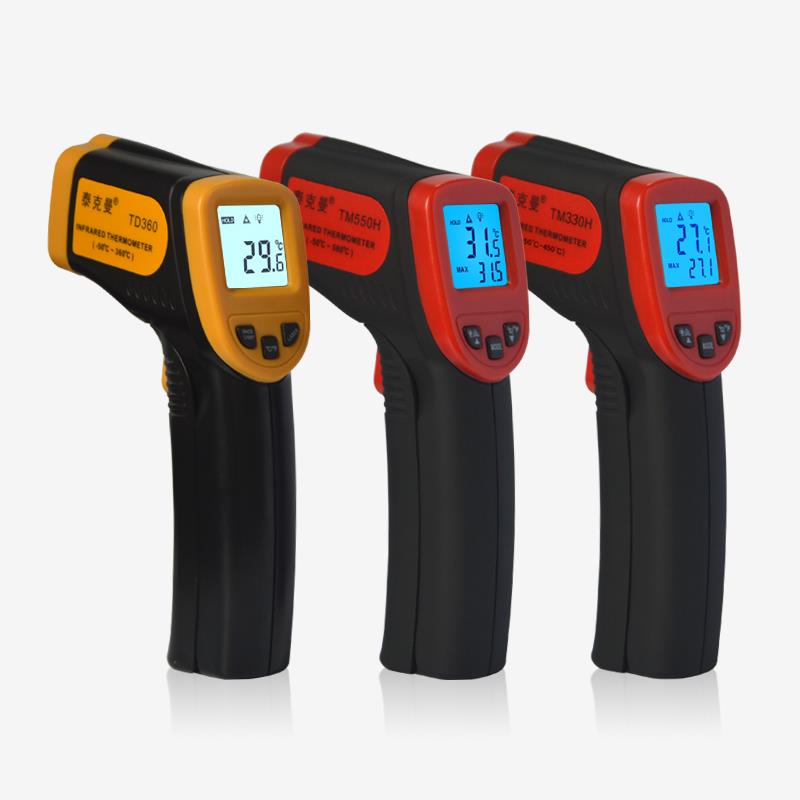 泰克曼TD360红外测温仪 工业非接触式测温枪TM600 TM750 TM900