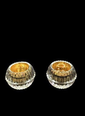 巴卡la出口法式水晶手工烛台高端样板间西餐桌蜡烛香薰装饰品摆设