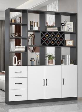 酒柜隔断柜2025新款展示柜装饰屏风入户门门厅柜客厅玄关柜鞋柜一