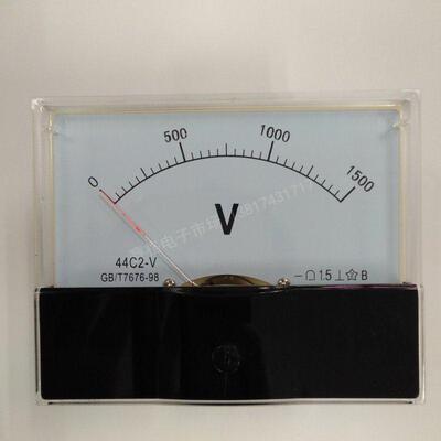 44C2 1500V 1000v 直流电压表 1.5KV 直流指针式 DC电压表 1KV