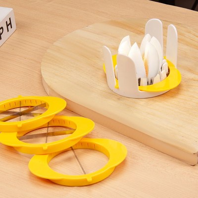 四合一皮蛋切蛋神器多功能切蛋器一切四一切二松花蛋不锈钢刀片