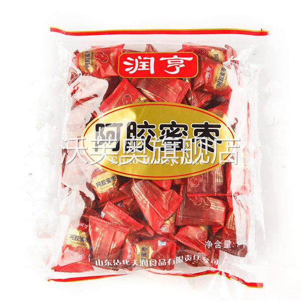 央妈推荐厂家直发润亨阿胶蜜枣无核独立小包装1000g蜜饯山东特产