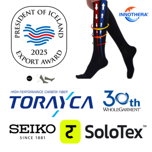 INNOTHERA冰岛长途飞行压力袜国际航班飞机加压小腿袜压缩弹力袜