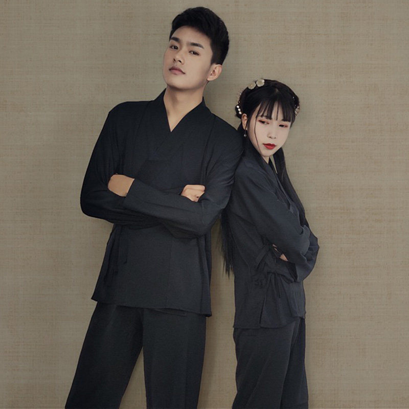 初遇汉服男女传统黑白中衣中裤交领纯棉加绒里衣内搭日常睡衣中裙,女装/女士精品,汉服半身裙,淘宝优惠券,粉丝福利购,淘宝优惠卷